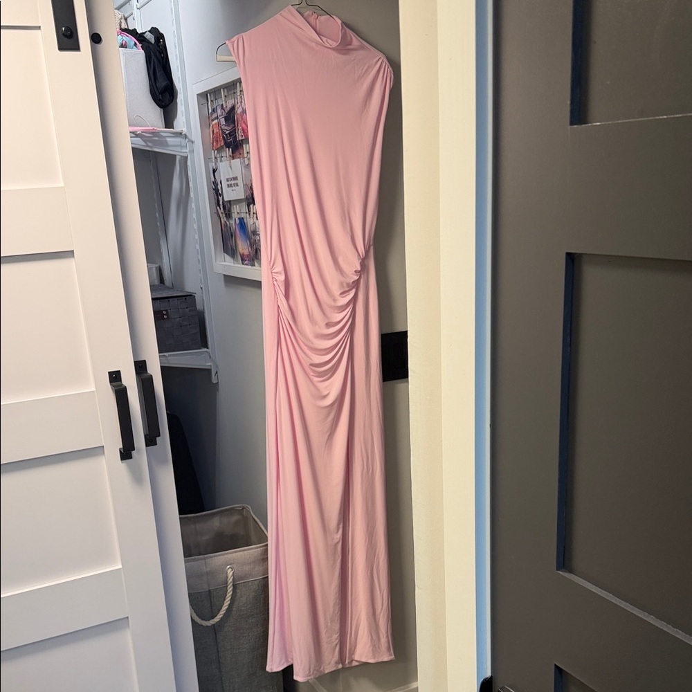 Club L London Soft Pink Maxi Dress